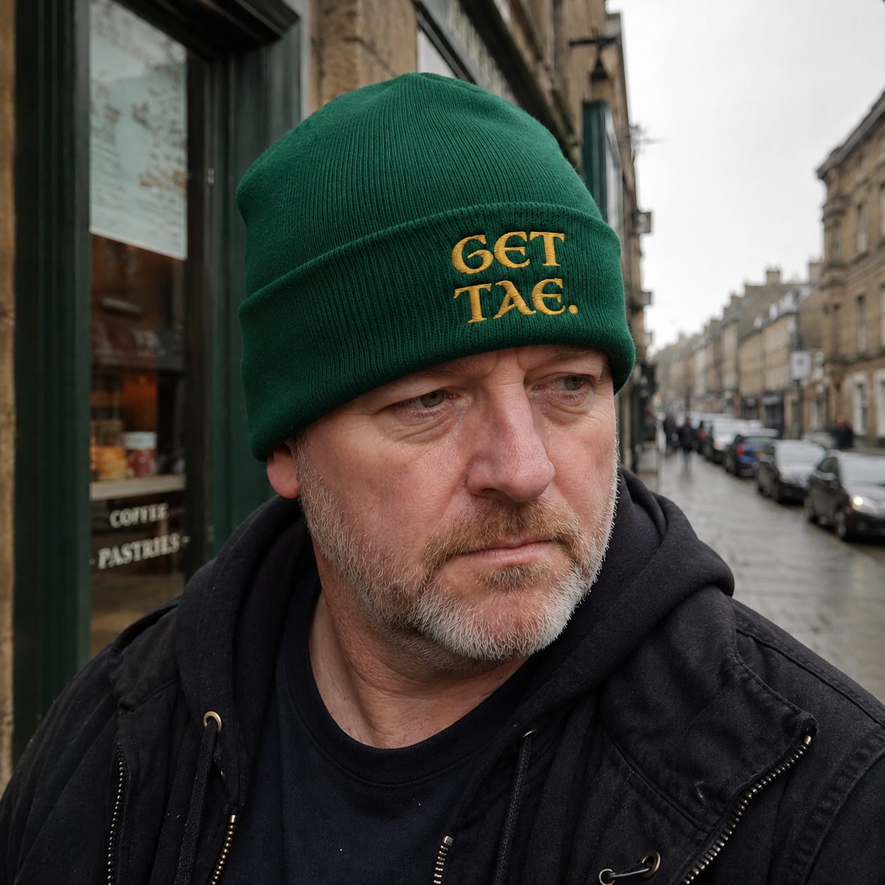 Get Tae Embroidered Beanie
