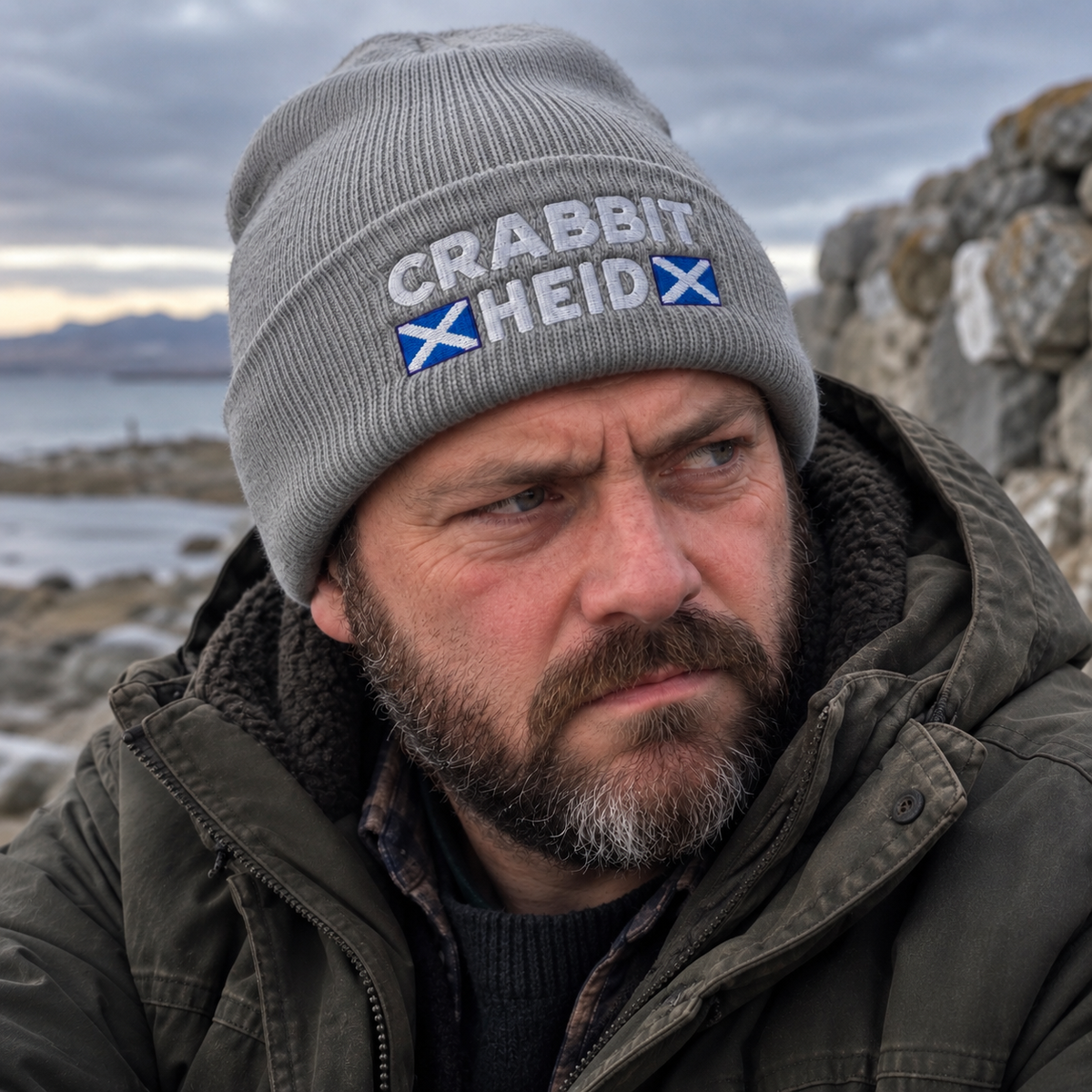 Crabbit Heid Embroidered Beanie