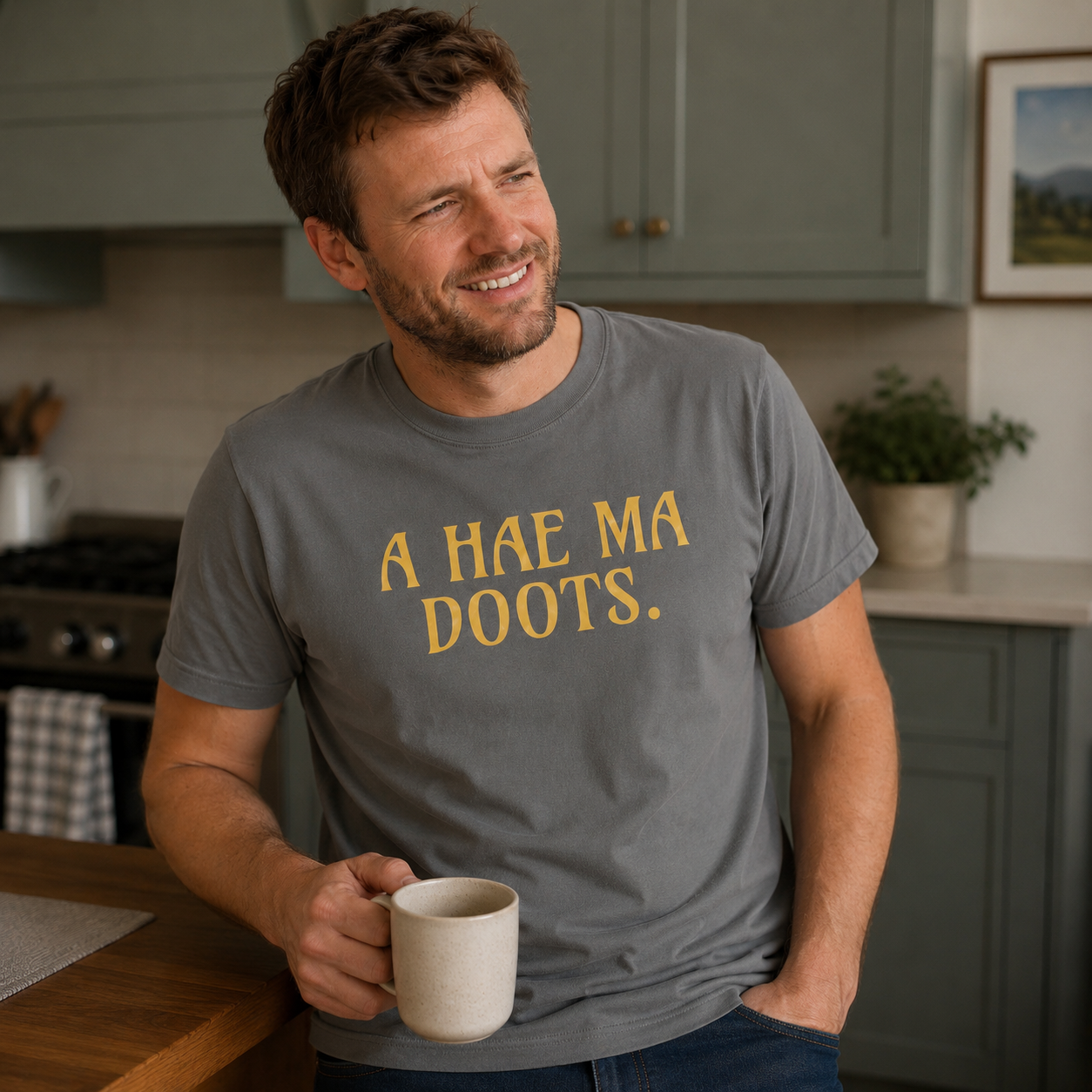 “A Hae Ma Doots.” Standard Fit T-Shirt