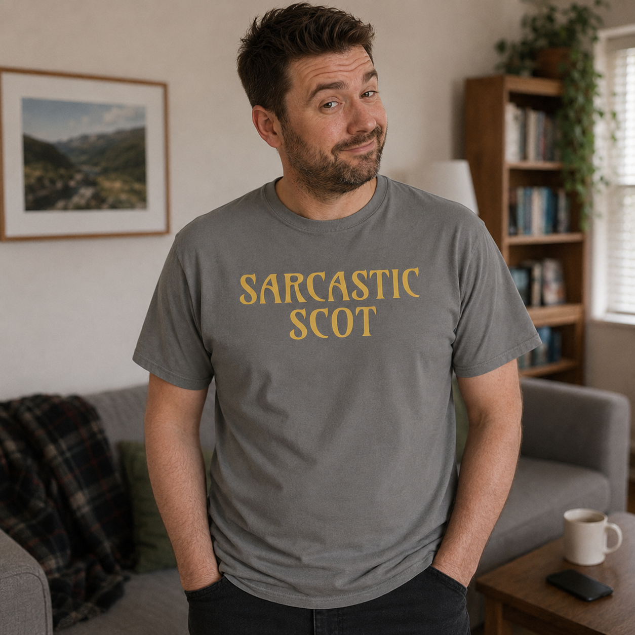 “Sarcastic Scot” Standard Fit T-Shirt