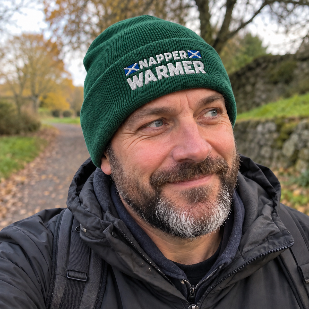 Napper Warmer | Embroidered Beanie