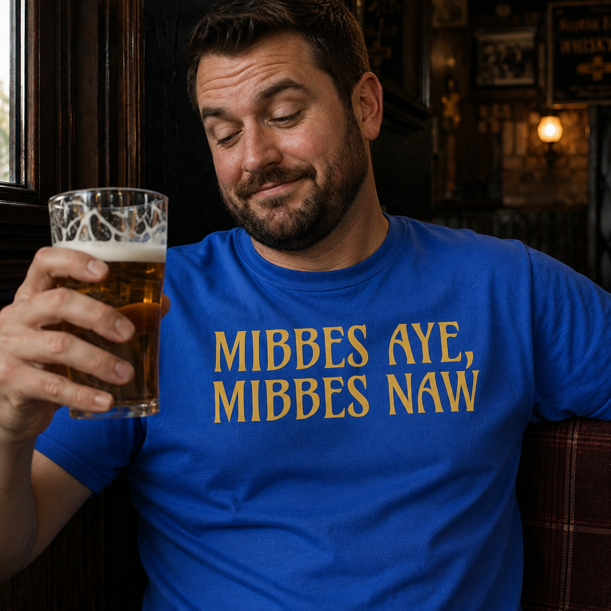 “Mibbes Aye, Mibbes Naw” Premium Soft T-Shirt