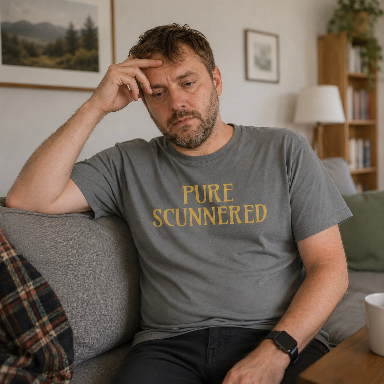 “Pure Scunnered“ Standard Fit T-Shirt