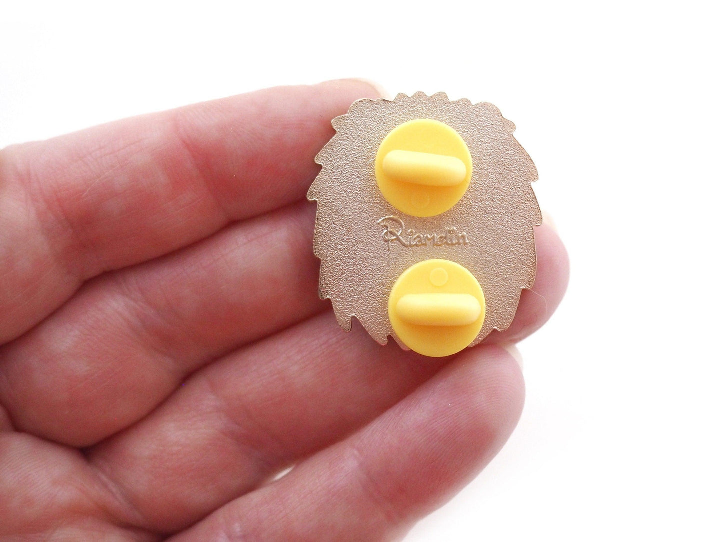 African Pygmy Hedgehog Back Enamel Pin