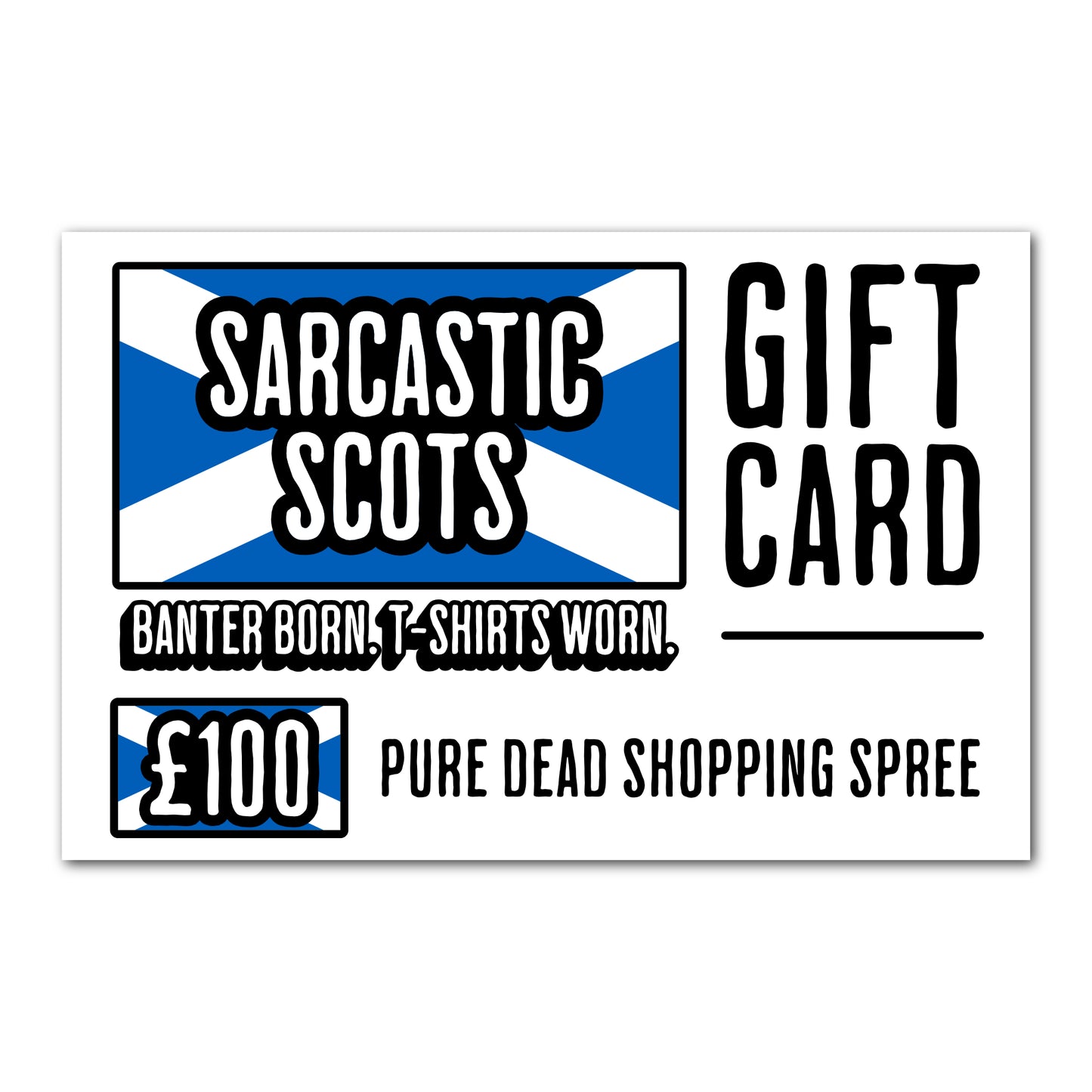 Sarcastic Scots Gift Card