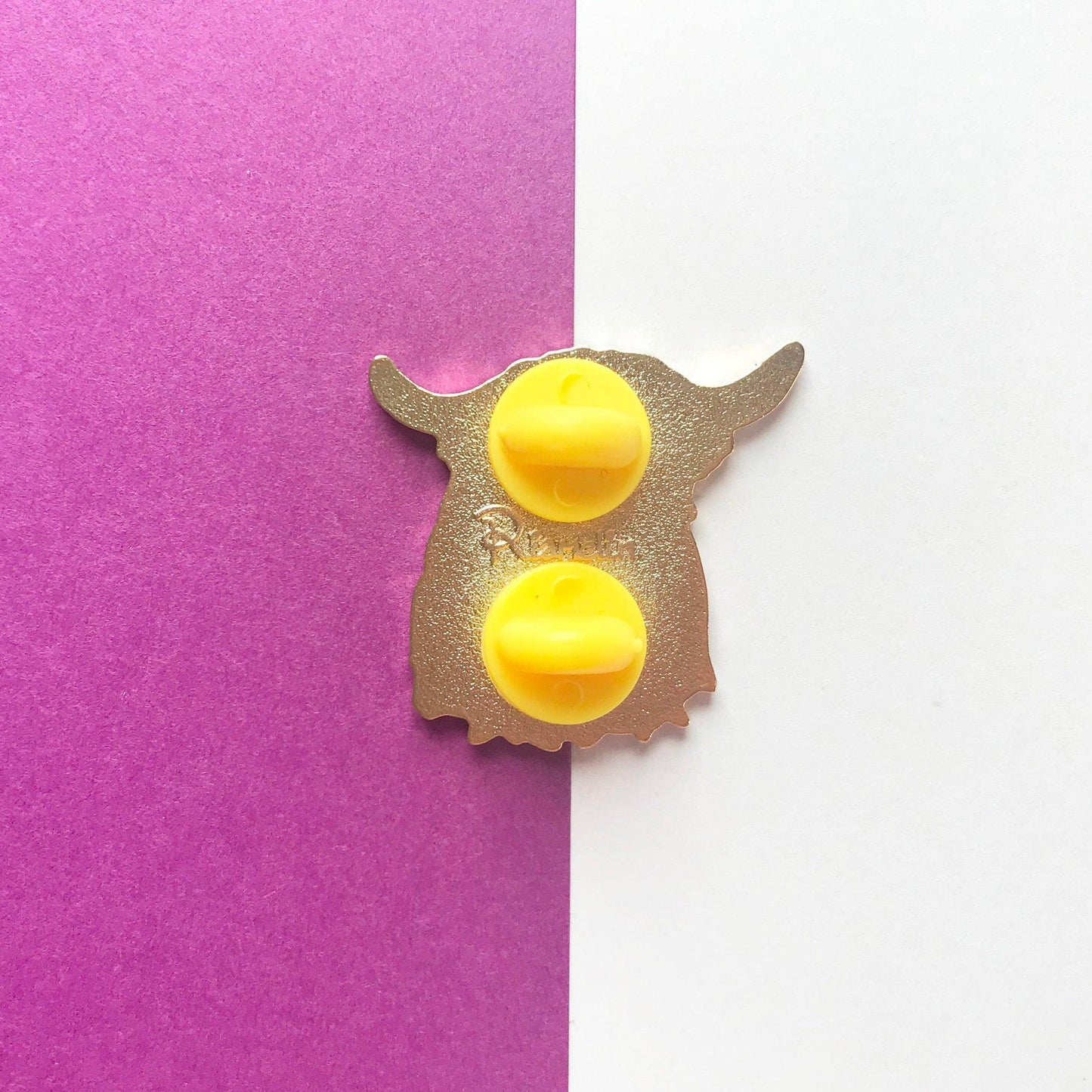 Highland Cow Enamel Pin
