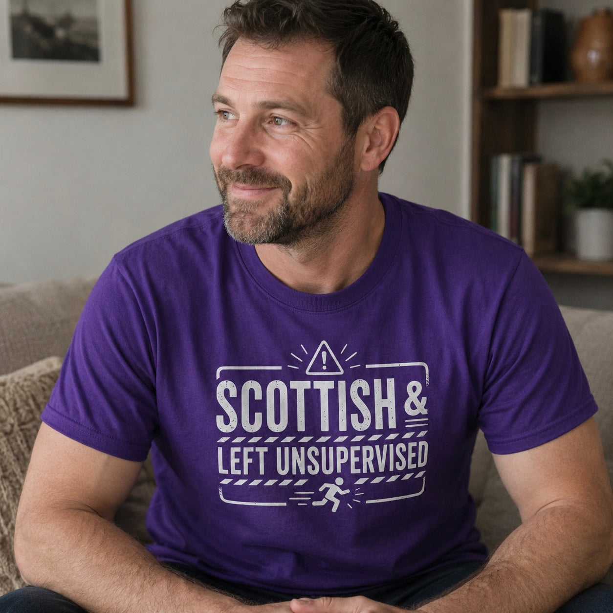 Scottish And Left Unsupervised Standard T-Shirt