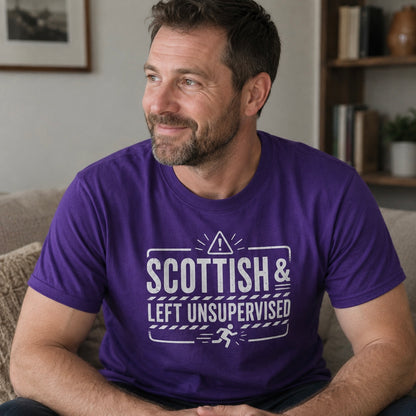 Scottish And Left Unsupervised Standard T-Shirt