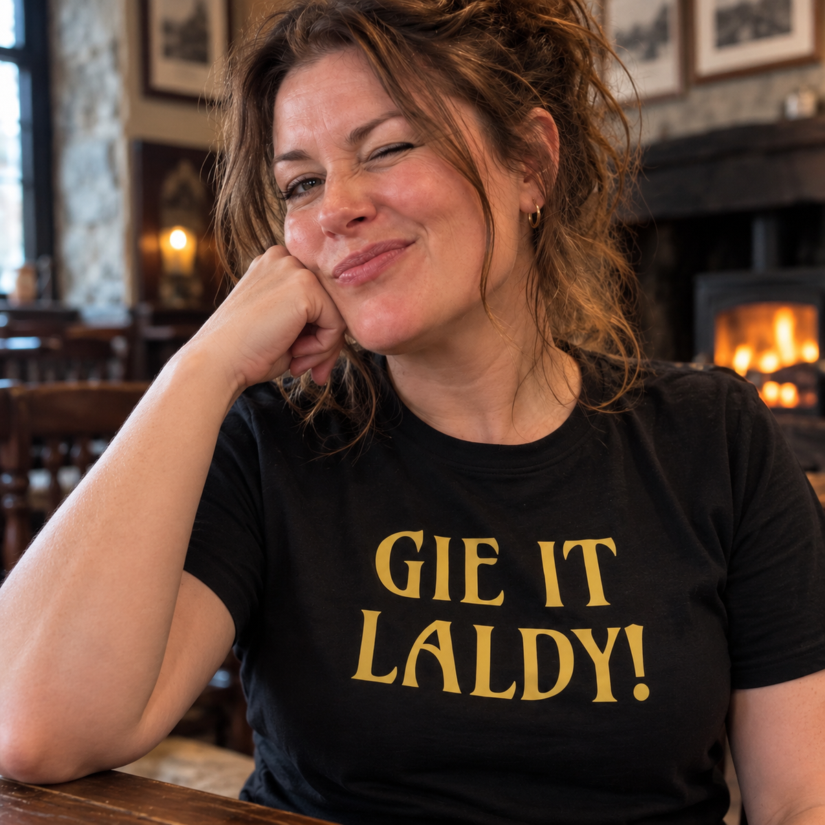 “Gie It Laldy!” Standard Fit T-Shirt