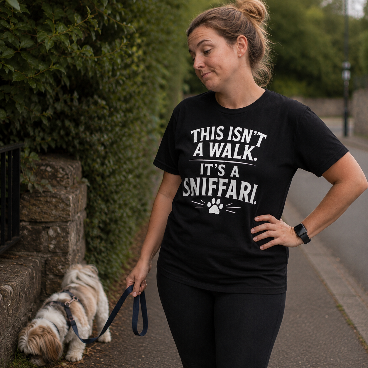 “This Isn’t a Walk. It’s a Sniffari.” Standard Fit T-Shirt