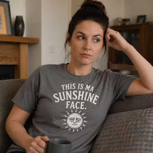 “This Is Ma Sunshine Face” Standard Fit T-Shirt
