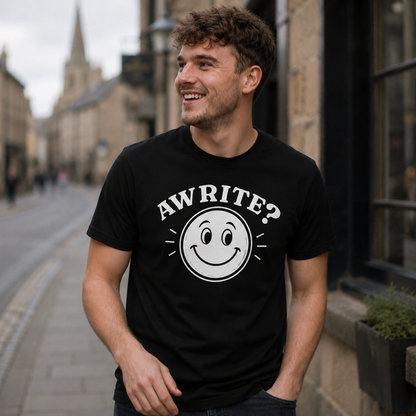 “Awrite?” Premium Soft T-Shirt