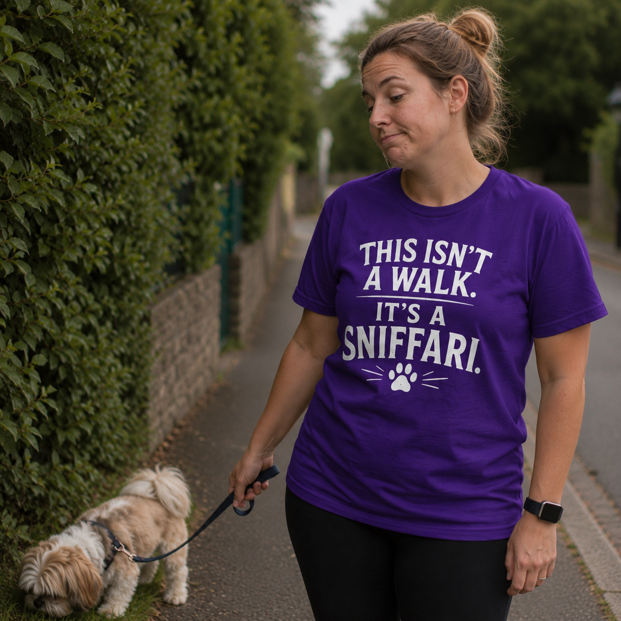 “This Isn’t a Walk. It’s a Sniffari.” Standard Fit T-Shirt