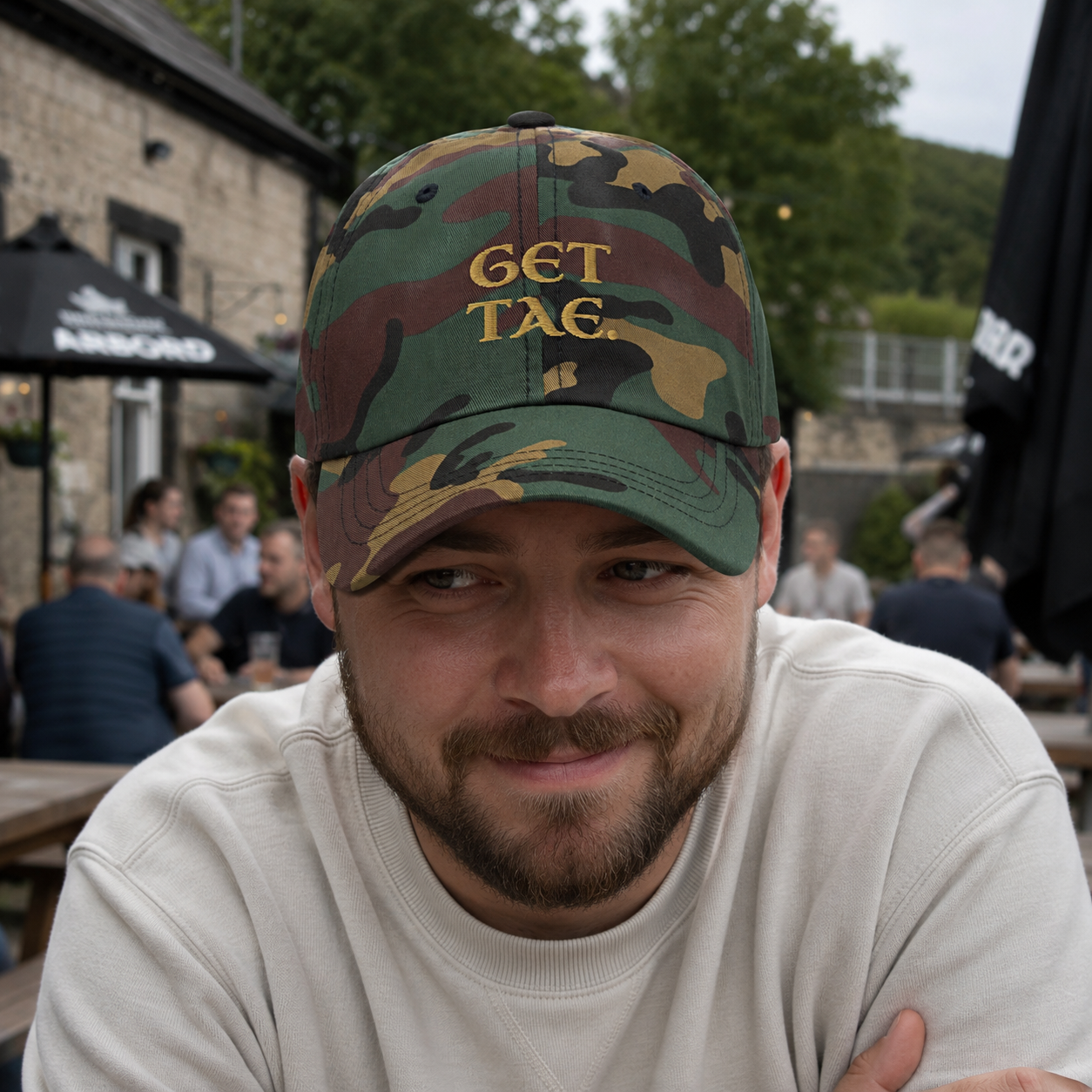 Get Tae Embroidered Cap