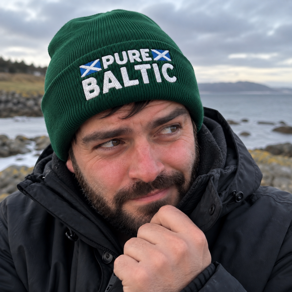 Pure Baltic Embroidered Beanie
