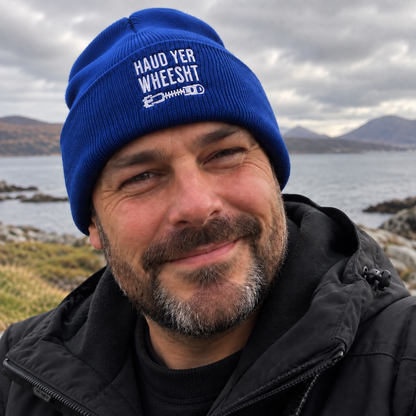 Haud Yer Wheesht Embroidered Beanie