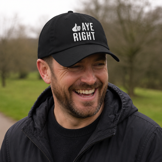 Aye Right Embroidered Cap