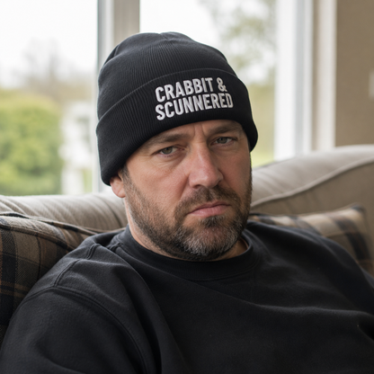 Crabbit & Scunnered Embroidered Beanie