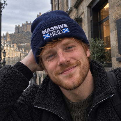 “Massive Heid” Embroidered Beanie