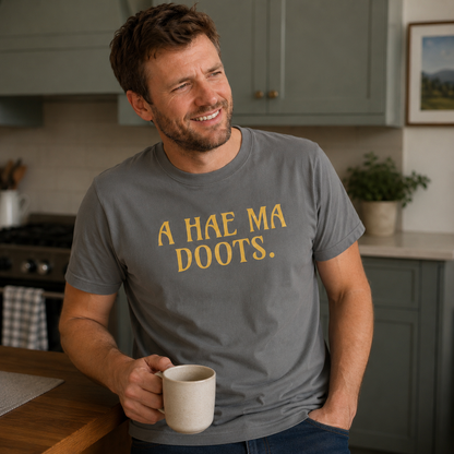 “A Hae Ma Doots.” Standard Fit T-Shirt