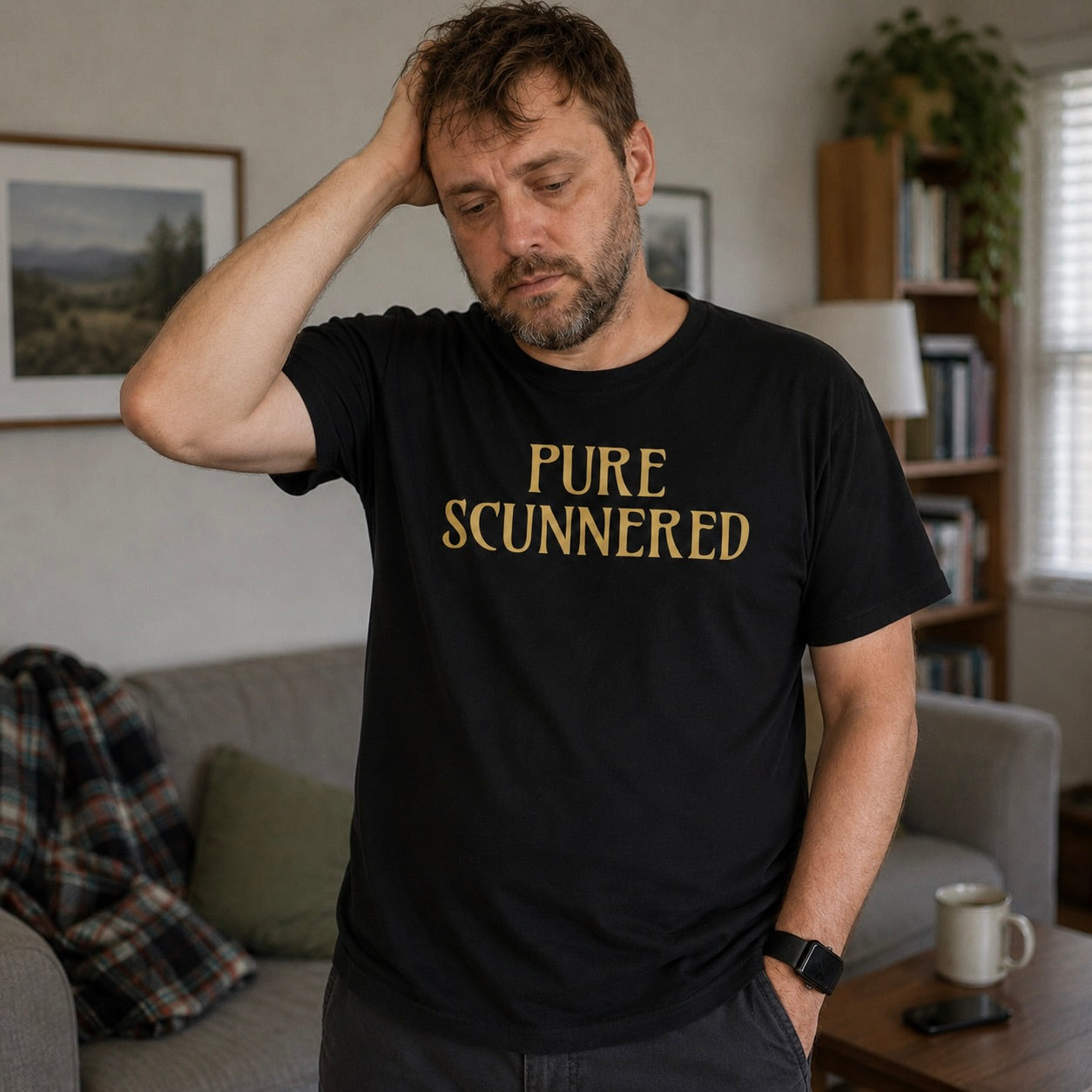“Pure Scunnered“ Standard Fit T-Shirt