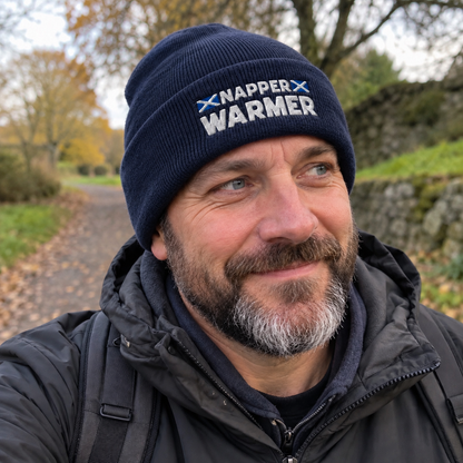 Napper Warmer | Embroidered Beanie