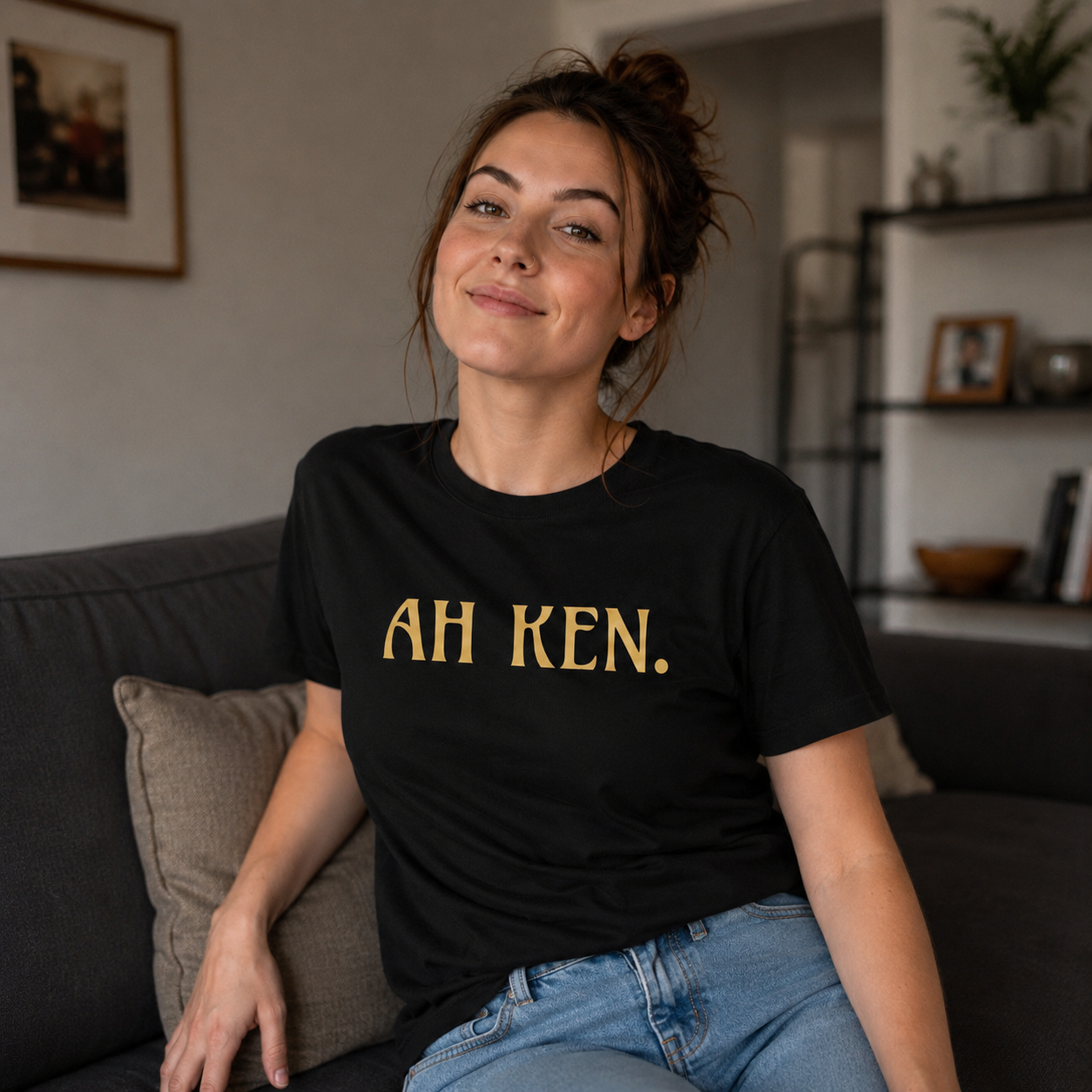 “Ah Ken.” Standard Fit T-Shirt
