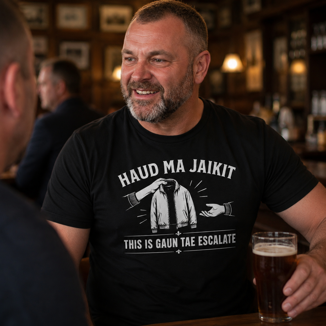“Haud Ma Jaikit” Standard Fit T-Shirt
