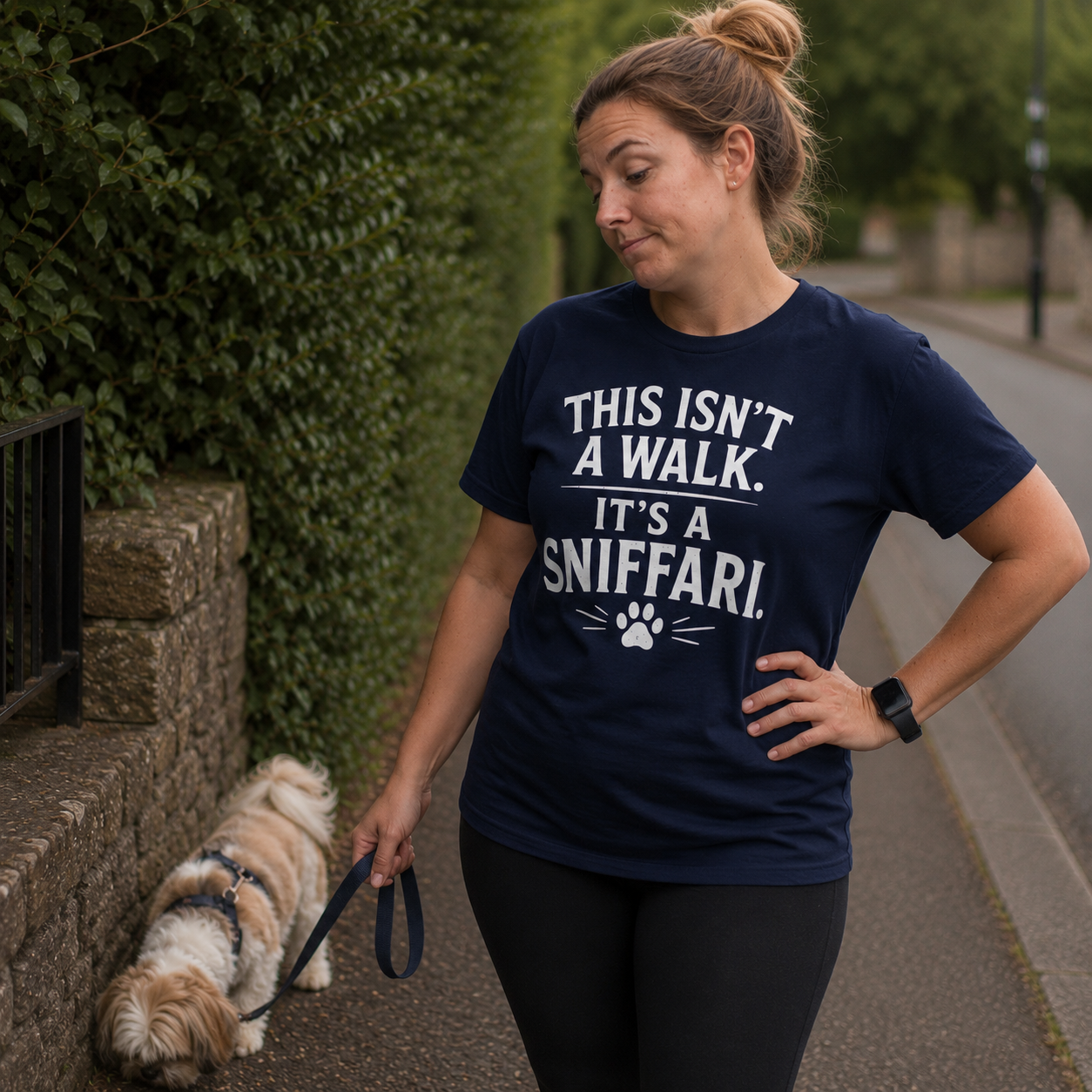 “This Isn’t a Walk. It’s a Sniffari.” Standard Fit T-Shirt
