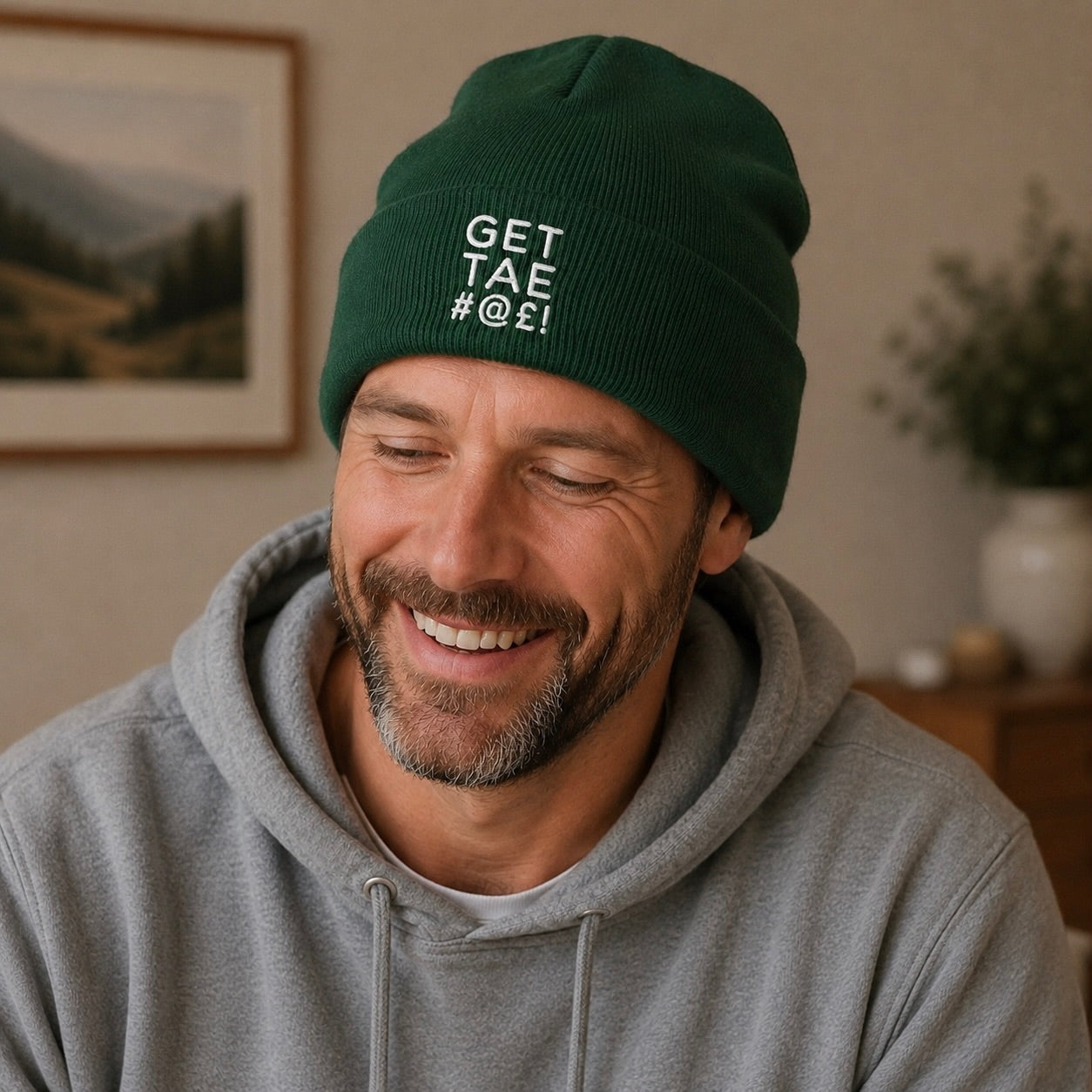 Get Tae #@£! Embroidered Beanie