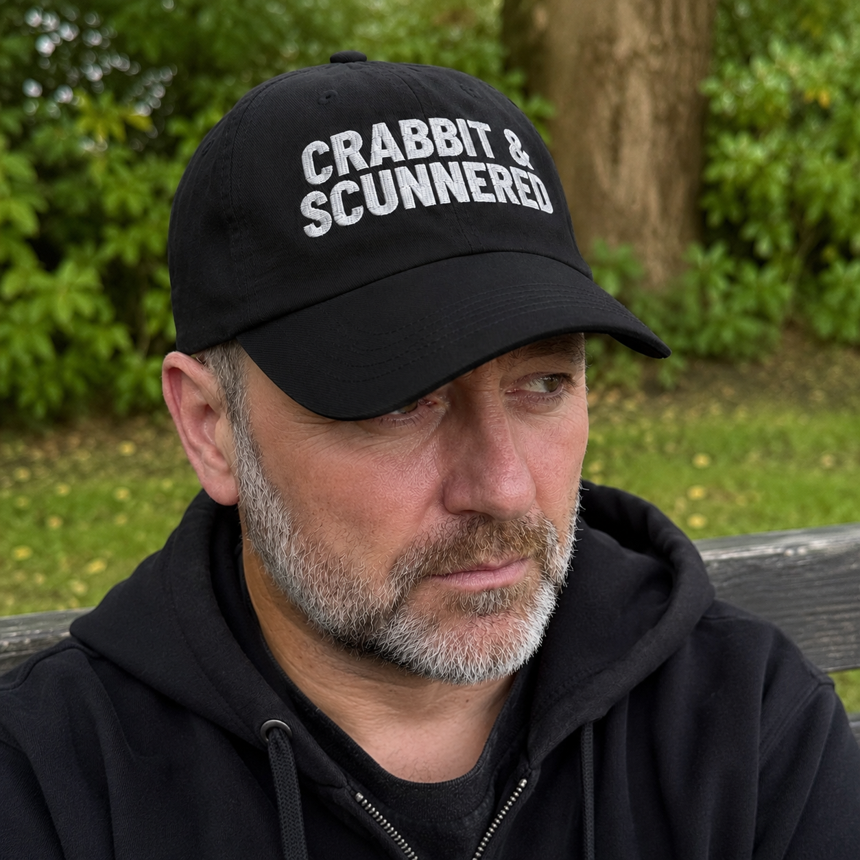 Crabbit And Scunnered Embroidered Cap