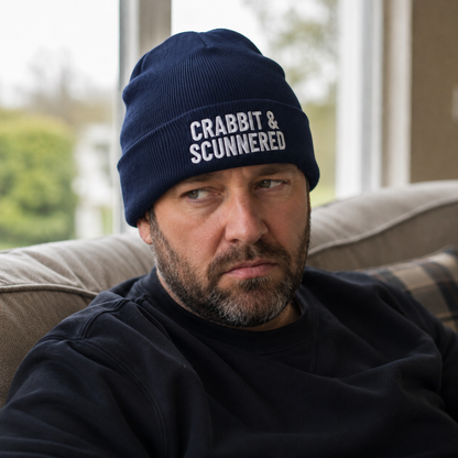 Crabbit & Scunnered Embroidered Beanie