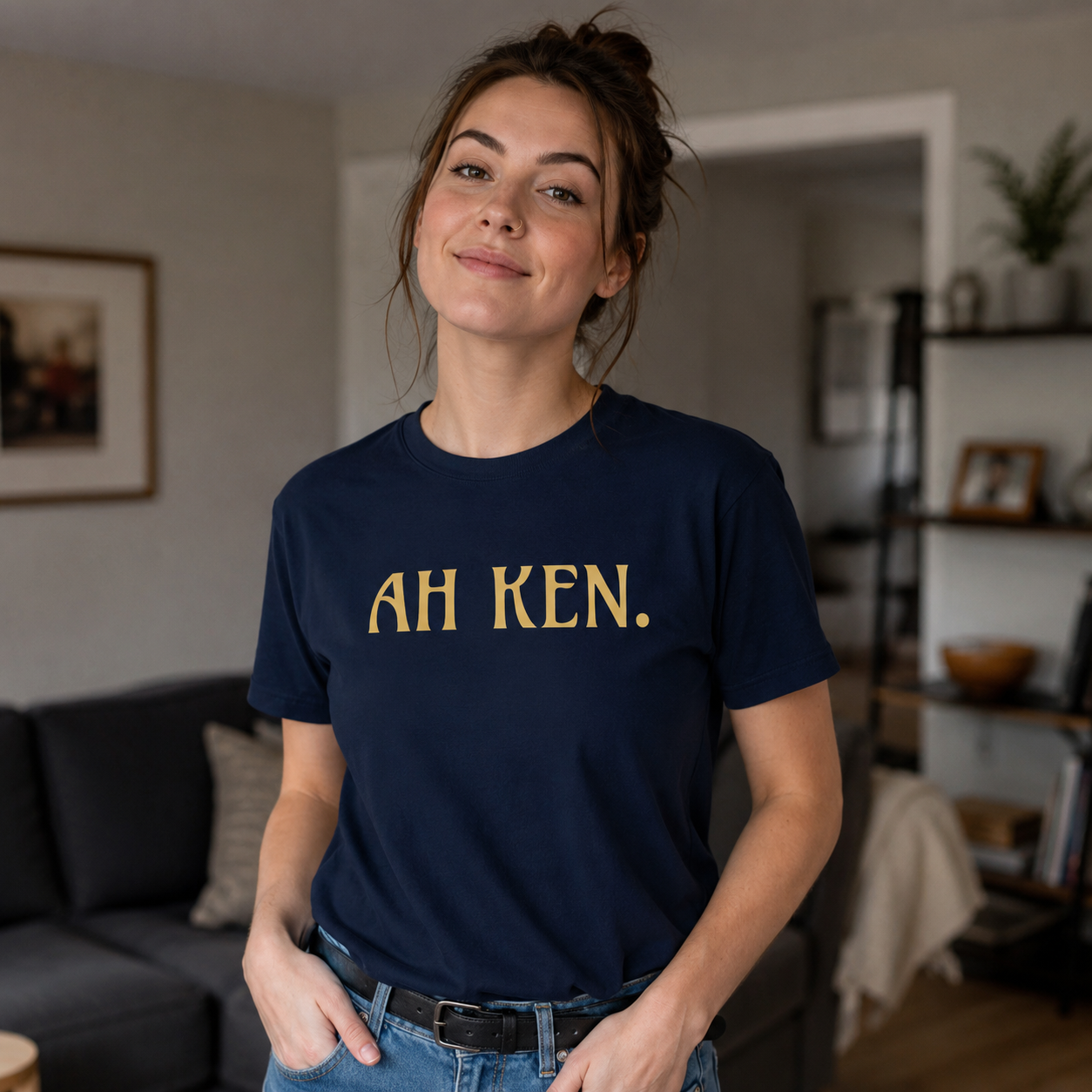 “Ah Ken.” Standard Fit T-Shirt