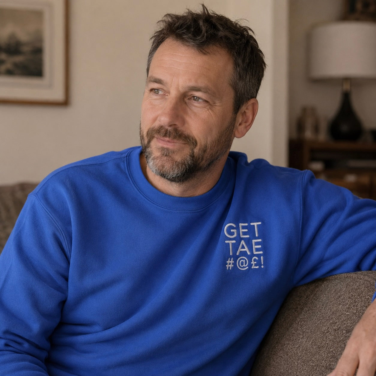 Get Tae #@£! Embroidered Sweatshirt