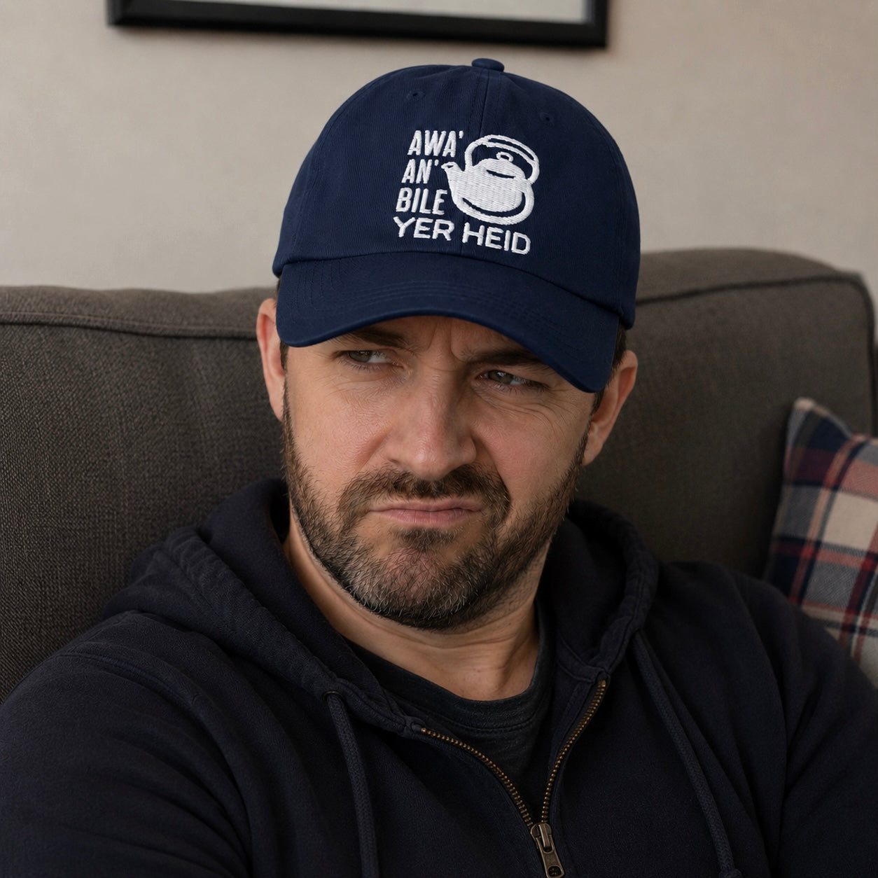 Awa An Bile Yer Heid Embroidered Cap