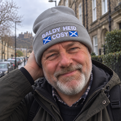 Baldy Heid Cosy | Embroidered Beanie