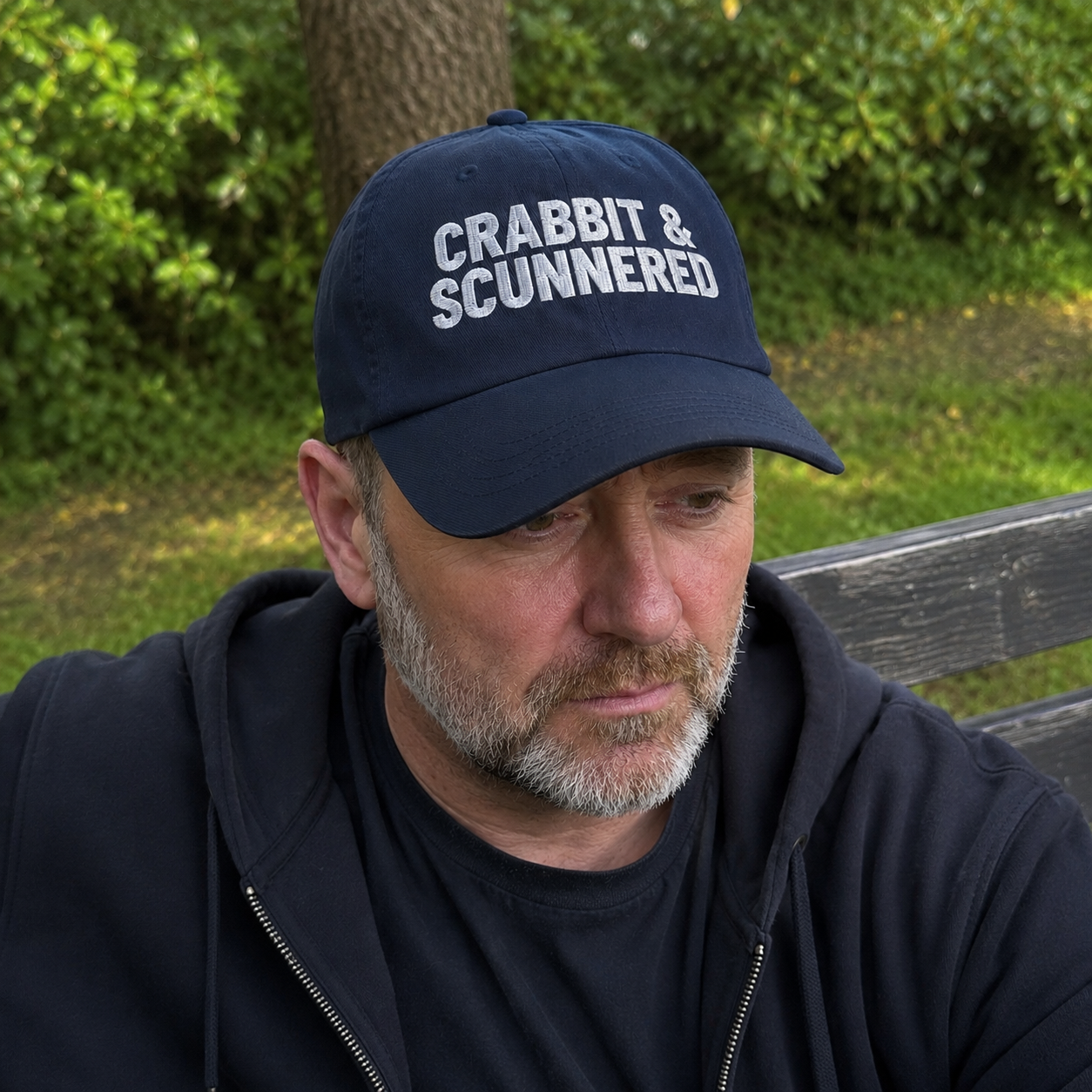 Crabbit And Scunnered Embroidered Cap