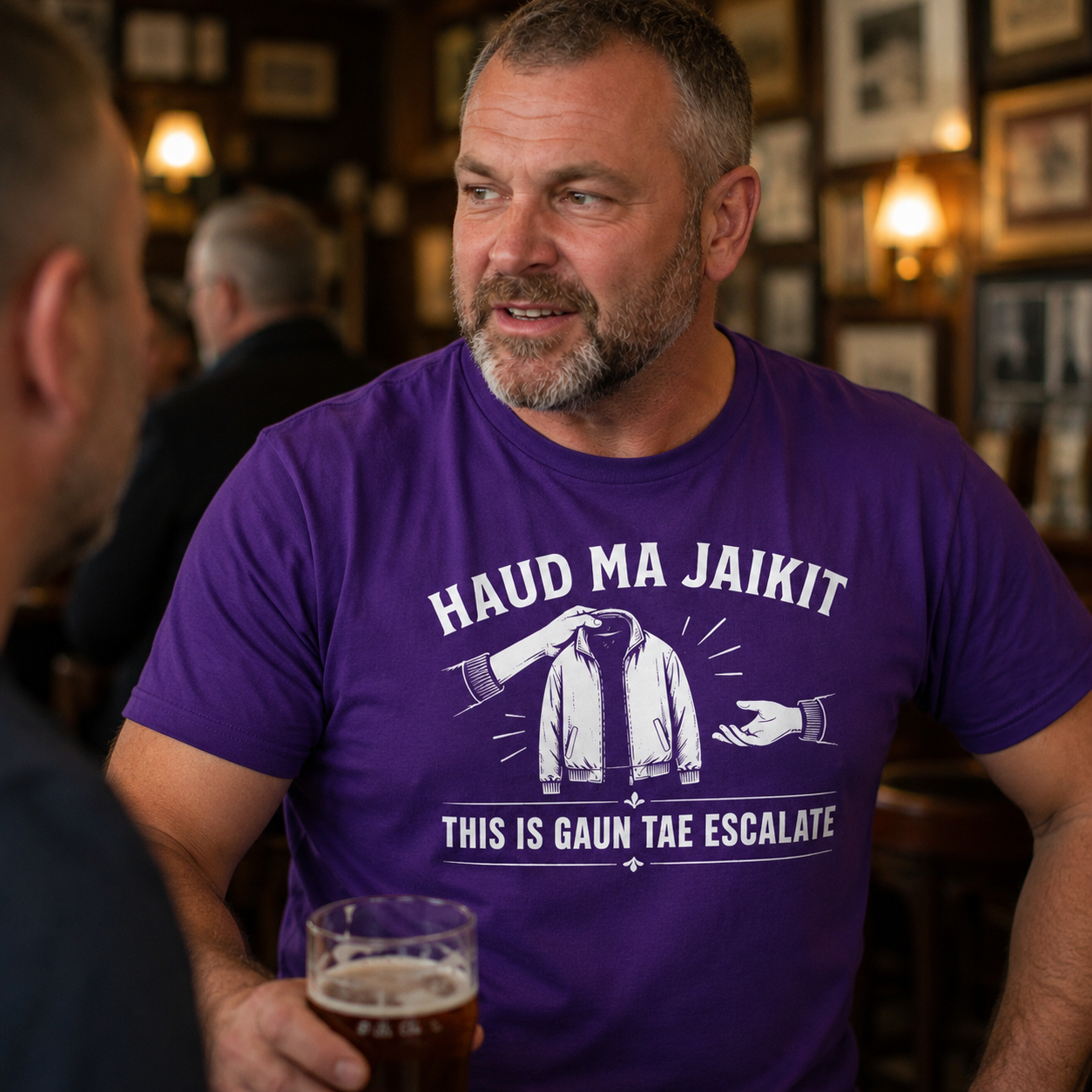 “Haud Ma Jaikit” Standard Fit T-Shirt