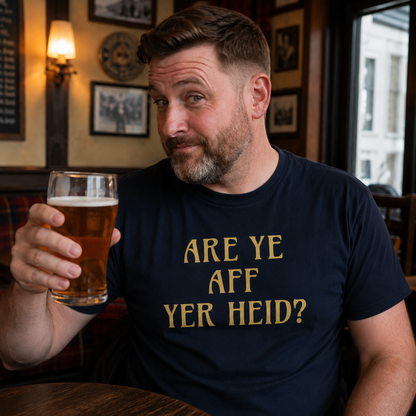 “Are Ye Aff Yer Heid?” Standard Fit T-Shirt