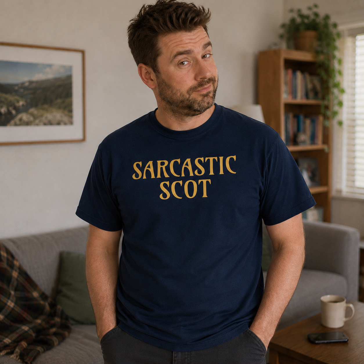 “Sarcastic Scot” Standard Fit T-Shirt