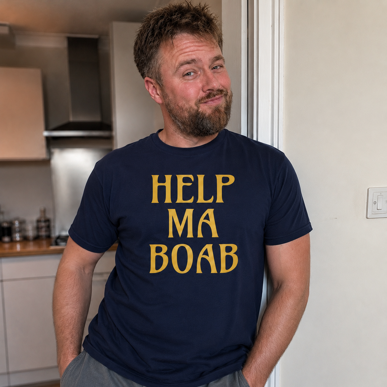 “Help Ma Boab” Standard Fit T-Shirt