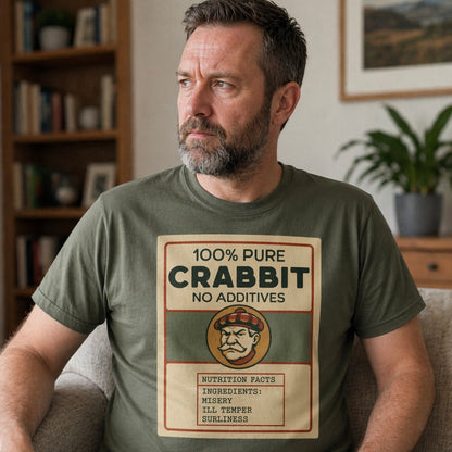 “Pure Crabbit” Funny Scottish T-Shirt – Premium Soft Feel