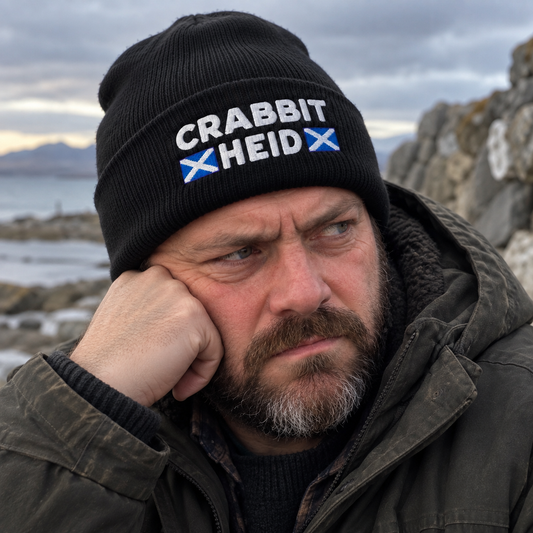 Crabbit Heid | Embroidered Beanie