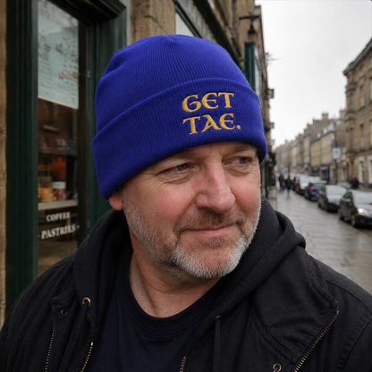 Get Tae Embroidered Beanie