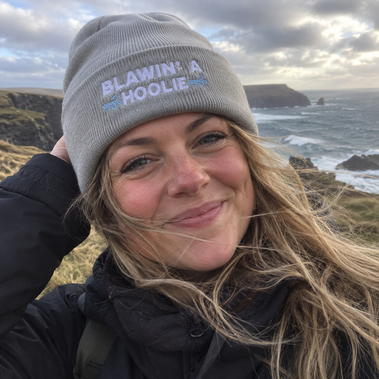 Blawin’ A Hoolie Embroidered Beanie