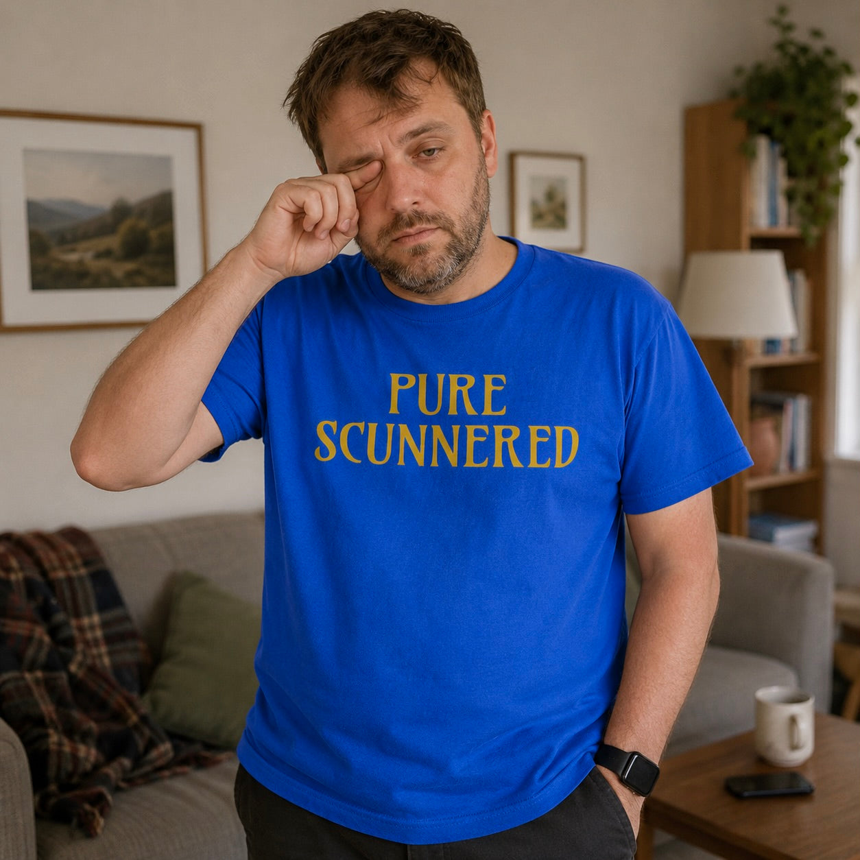 “Pure Scunnered“ Standard Fit T-Shirt
