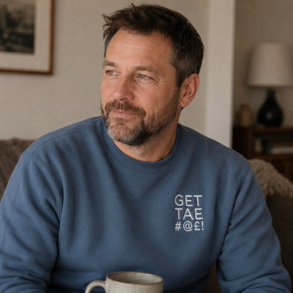 Get Tae #@£! Embroidered Sweatshirt