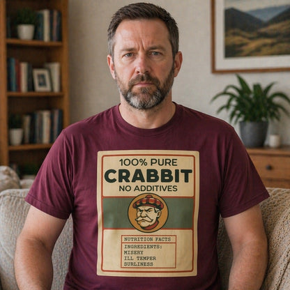 “Pure Crabbit” Funny Scottish T-Shirt – Premium Soft Feel