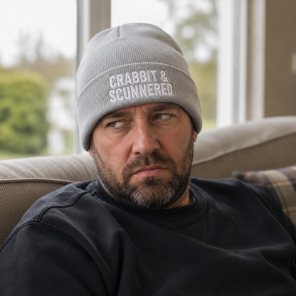 Crabbit & Scunnered Embroidered Beanie