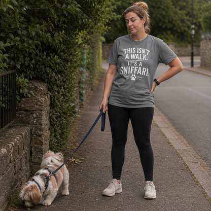 “This Isn’t a Walk. It’s a Sniffari.” Standard Fit T-Shirt